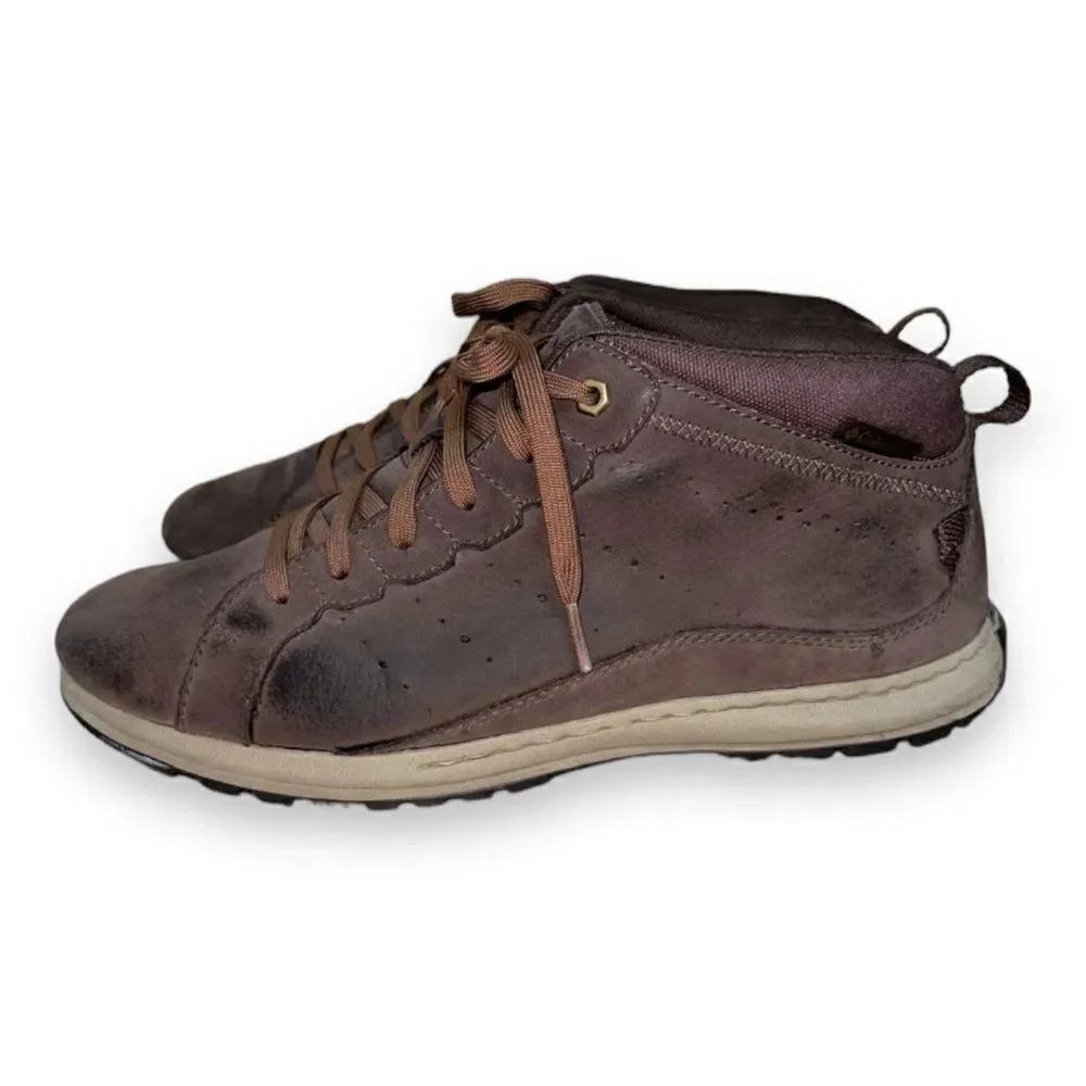 Columbia Three Passes Brown Leather Chukka Boots‎ YM5290-248 Men's 9.5